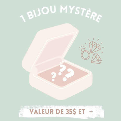 Coffret 1 bijou mystère: Or ou Argent