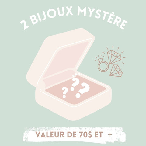 Coffret 2 bijoux mystère: Or ou Argent